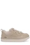 Ugg M Lo Lowmel Sole Sneakers In Soft Suede In Brown