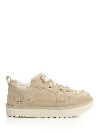 Ugg Lo Lowmel Mesh And Suede Sneakers In Animal Print
