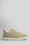 Ugg M Lo Lowmel Sole Sneakers In Soft Suede In Brown