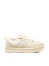 Ugg Lo Lowmel Mesh And Suede Sneakers Shoes In Neutral