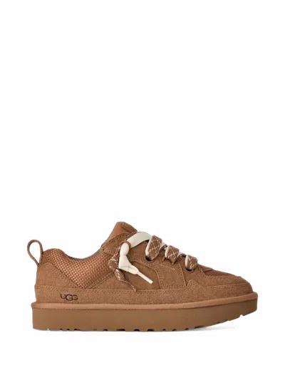 Ugg Lo Lowmel Suede-panelled Sneakers In Multi