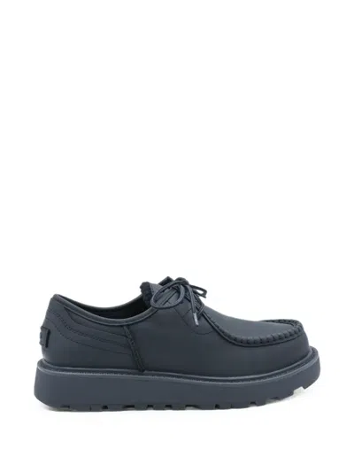 Ugg Loften Whipstitch-detail Lace-up Shoes In Blue
