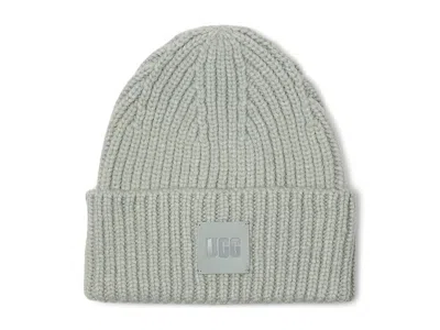 Ugg Logo Beanies Grey Mist: One Size In Green