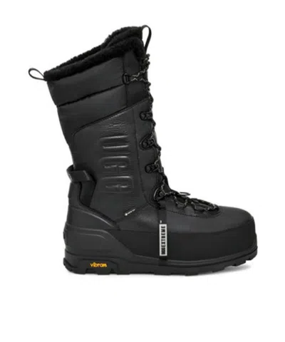 Ugg Logo Boots In Black