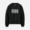 Ugg Logo Sweatshirt In Black
