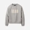 Ugg Logo Sweatshirt In Gray