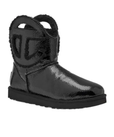 Ugg Logo Detail Boots In Black
