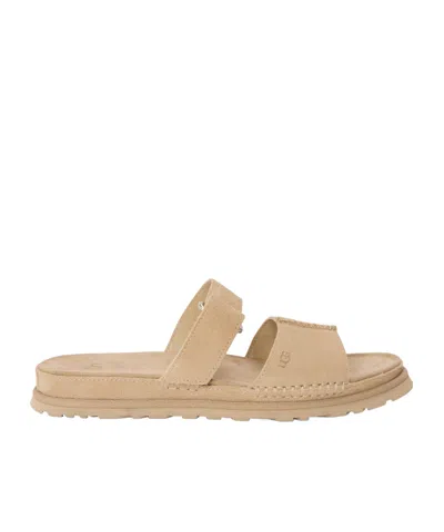 Ugg Logo Detail Flat Sandals In Multi