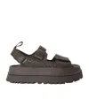 Ugg Goldenglow Embossed Platform Sandals In Multi