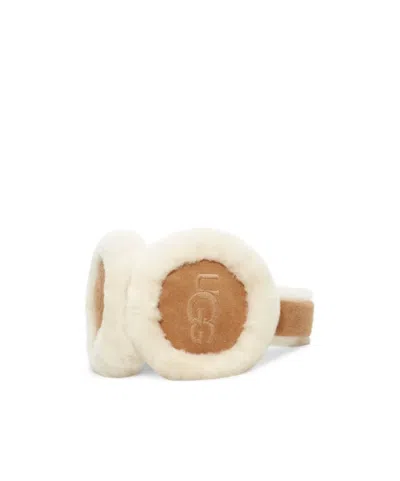 Ugg Logo Embroidered Earmuffs In Nude