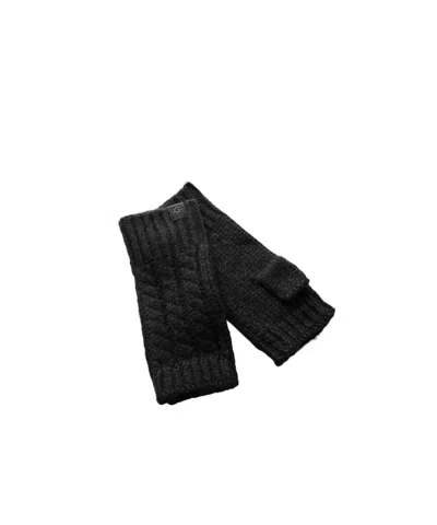 Ugg Logo Gloves In Black