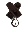 Ugg Shearling Gloves In Black