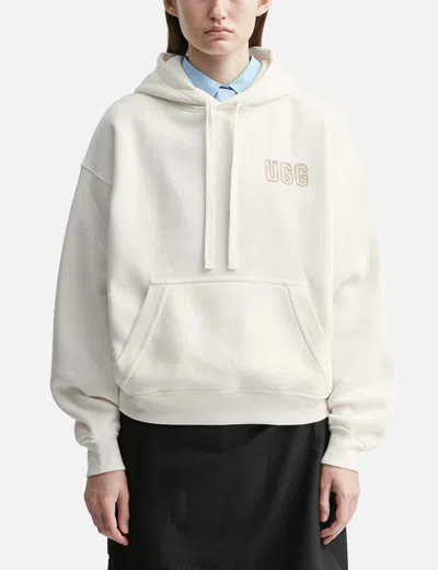 Ugg Logo Hoodie In White
