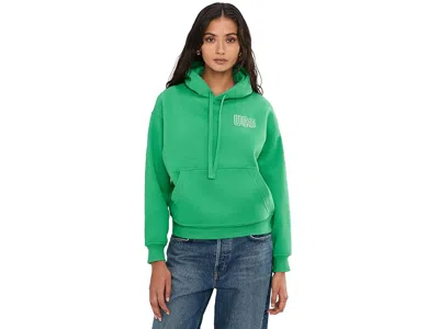 Ugg Logo Hoodie In Green