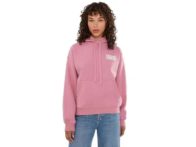 Ugg Logo Hoodie Women's Sweatshirt Dusty Orchid: 3x In White