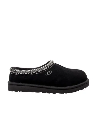 Ugg Tasman Ii 1174671-blk Slipper Men Black Suede Sheepskin Lined Slip-on Gug228