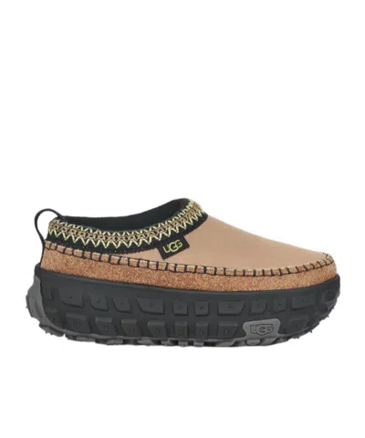 UGG UGG VENTURE DAZE PLATFORM CONTRAST STITCHED SLIPPERS