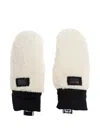 Ugg Logo-patch Mittens In Neutral