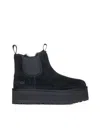 Ugg Numel Platform Ankle Boots In Black
