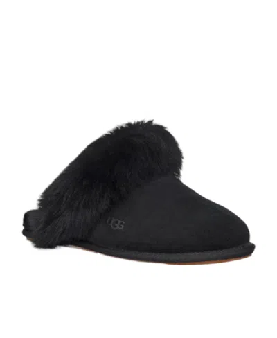 Ugg Logo Slippers In Black