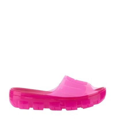 Ugg Logo Slippers In Pink