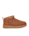 Ugg Classic Ultra Mini Chestnut Ankle Boot In Brown