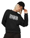 Ugg Logo Sweatshirt In Black