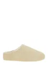 Ugg Logo-lettered Shearling-lined Slipper In Beige