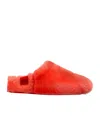 Ugg Logo-stamped Mules In Red