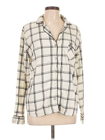 Pre-owned Ugg Long Sleeve Blouse In Ivory
