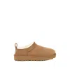 Ugg Loop Leather Slippers In Black