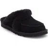 Ugg ® Loria Genuine Shearling Lined Slipper In Black