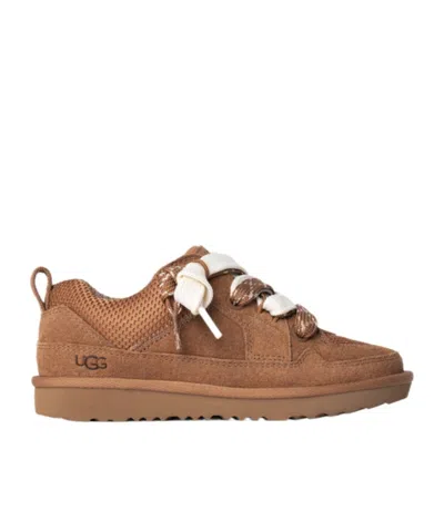 Ugg Low-cut Lace-up Sneakers In Brown