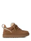 Ugg Low-profile Brown Sneakers With Suede And Nylon Upper In Brown