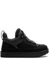 Ugg Lace-up Sneakers Featuring Pull Tab In Black