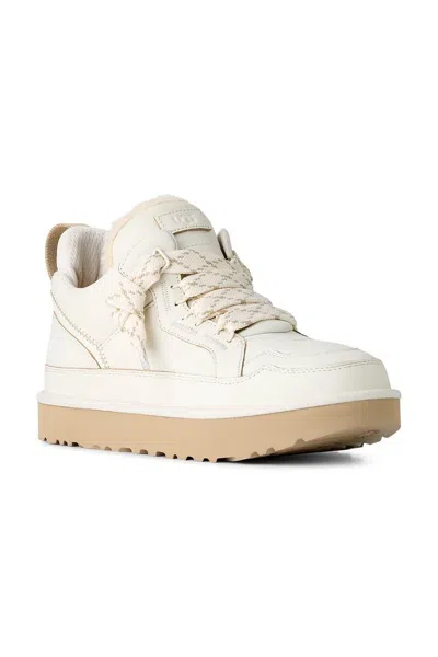 Ugg Lowmel Contrast Leather Boot In Neutral