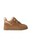 Ugg Lowmel Donna Chestnut Sneakers In Brown