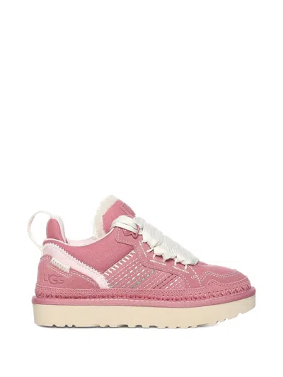 Ugg Lowmel Meadow Lace-up Sneakers In Pink
