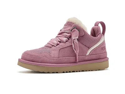 Ugg Lowmel (little Kid/big Kid) Girl's Shoes Dusty Orchid: 2 Little Kid M In White