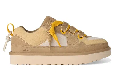 Pre-owned Ugg Lowmel Lo Biarritz (women's) Sneakers In Mustard Seed In Yellow