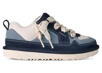 Pre-owned Ugg Lowmel Lo (kids) Sneakers In Deep Ocean/whale