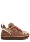 Ugg Webbing Heel Strap Logo Patch Sneakers In Brown