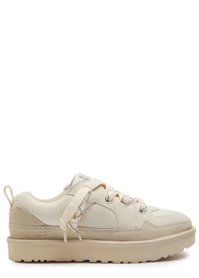 Ugg Lowmel Quilted Suede Sneakers In Brown