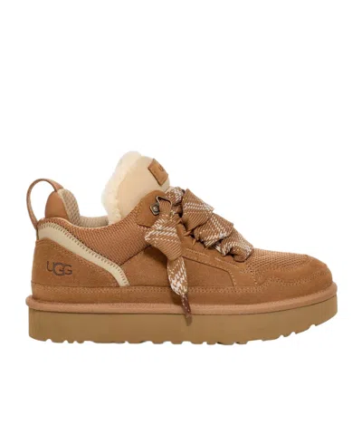 UGG UGG LOWMEL SHEARLING LOW-TOP SNEAKERS