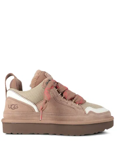 Ugg W Lowmen Suede Sneakers In Brown