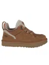 Ugg Low-profile Brown Sneakers With Suede And Nylon Upper In Brown