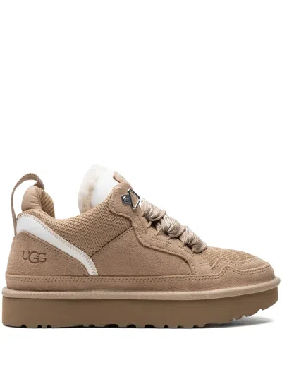 UGG LOWMEL SUEDE HIGH-TOP SNEAKERS