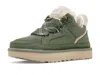 Ugg Lowmel Panelled Leather Sneakers In Deep Shade