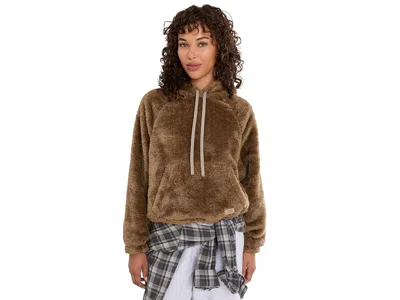 Ugg Loyra Hoodie Ii Women's Sweatshirt Coffee Grounds: Sm In Brown