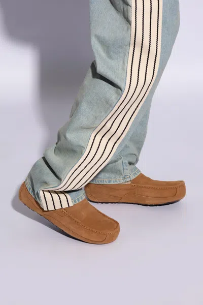 UGG UGG ‘M ASCOT’ MOCCASINS WITH FUR LINING